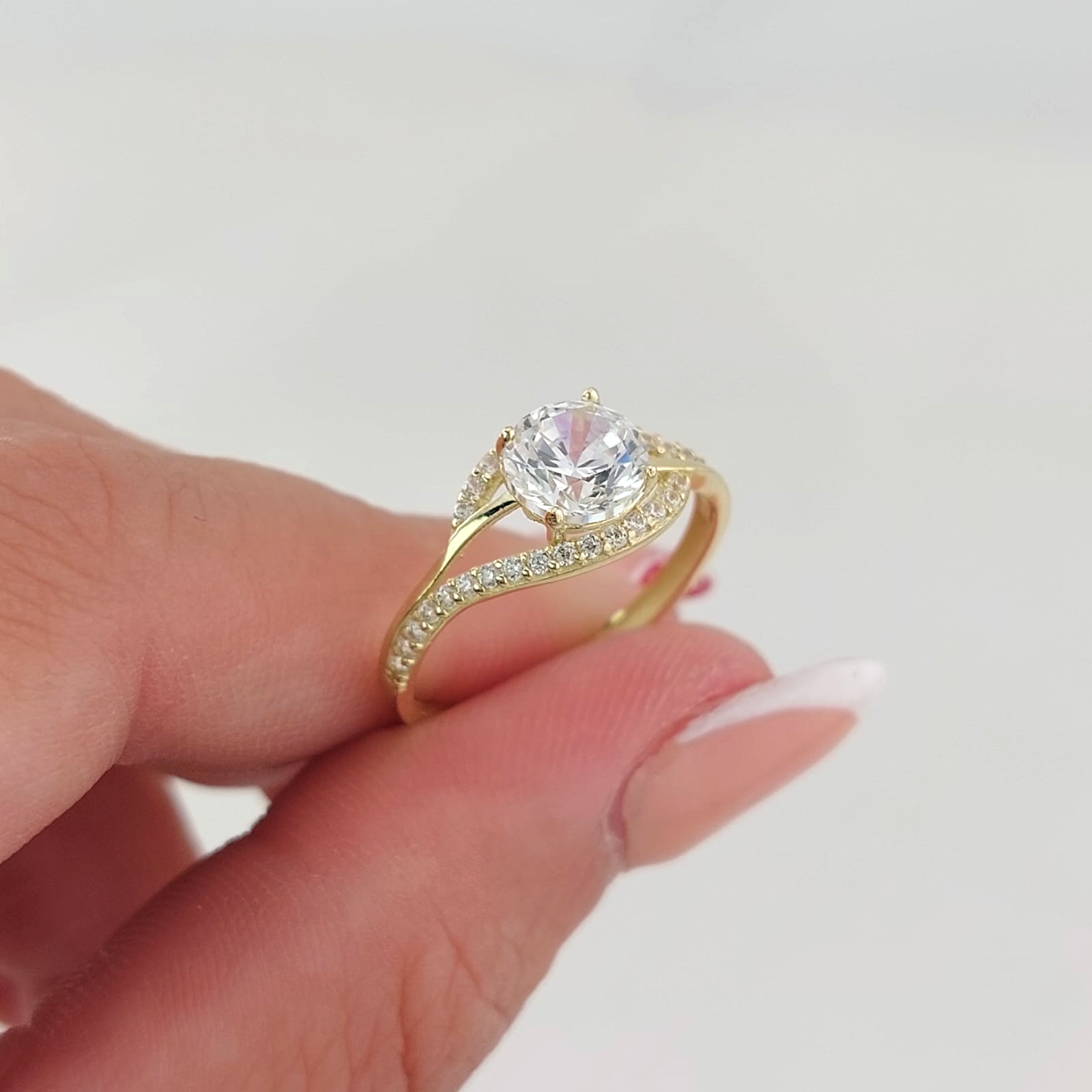 Anillo Compromiso Promesa Oro 10k 26606