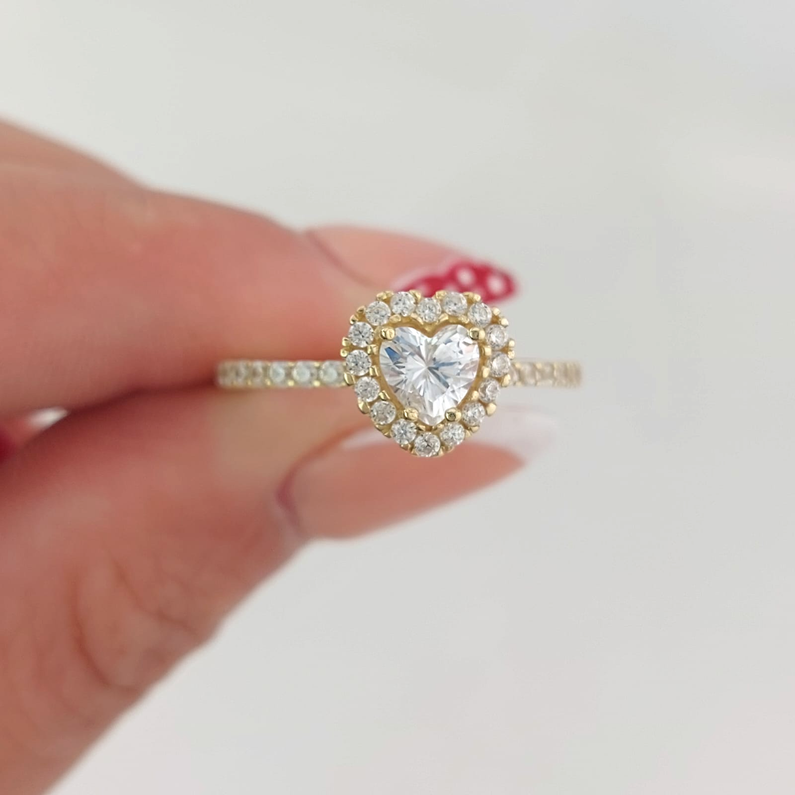 Anillo Compromiso Promesa CZ 8mm Oro 10k 26600