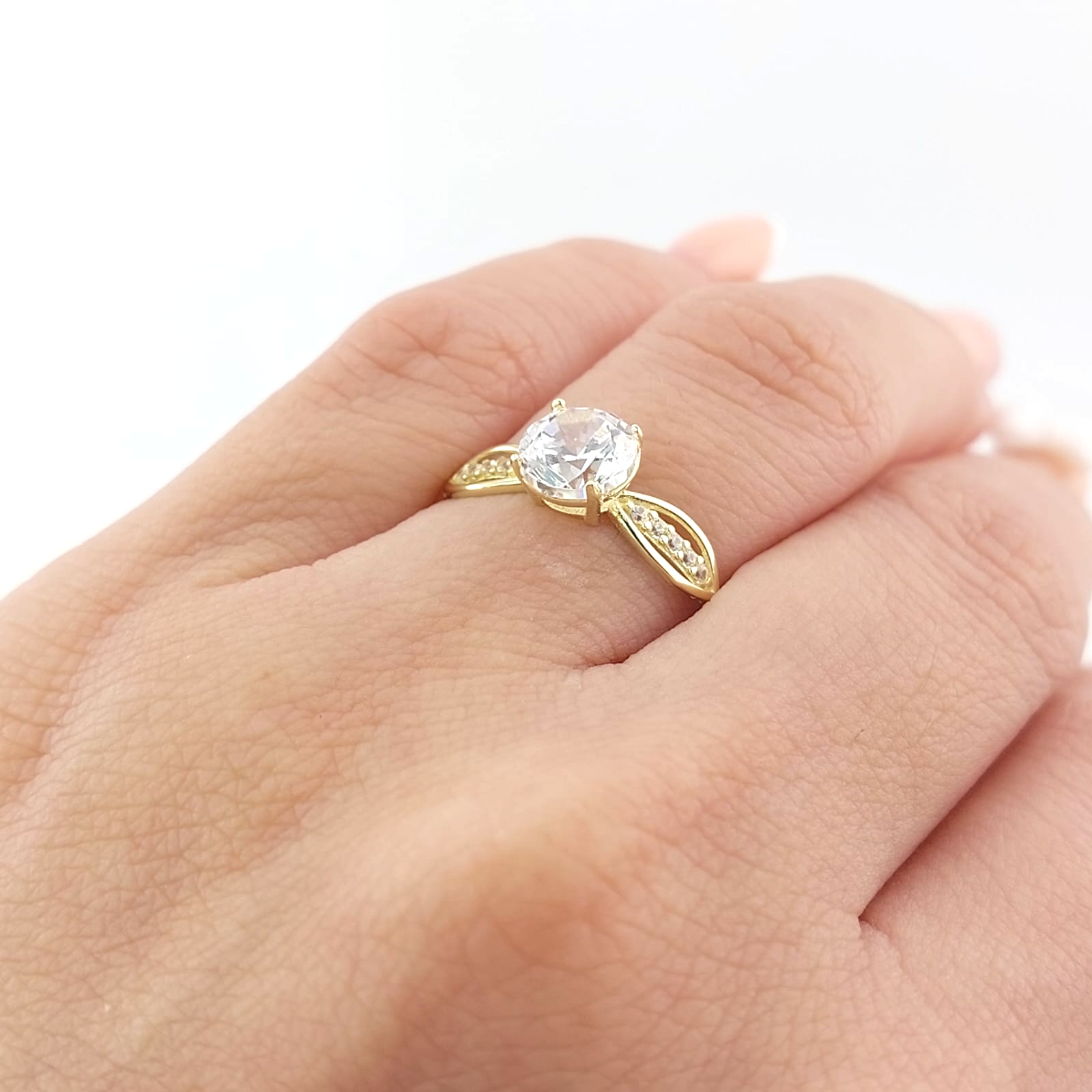 Anillo Compromiso Promesa Oro 10k 26607