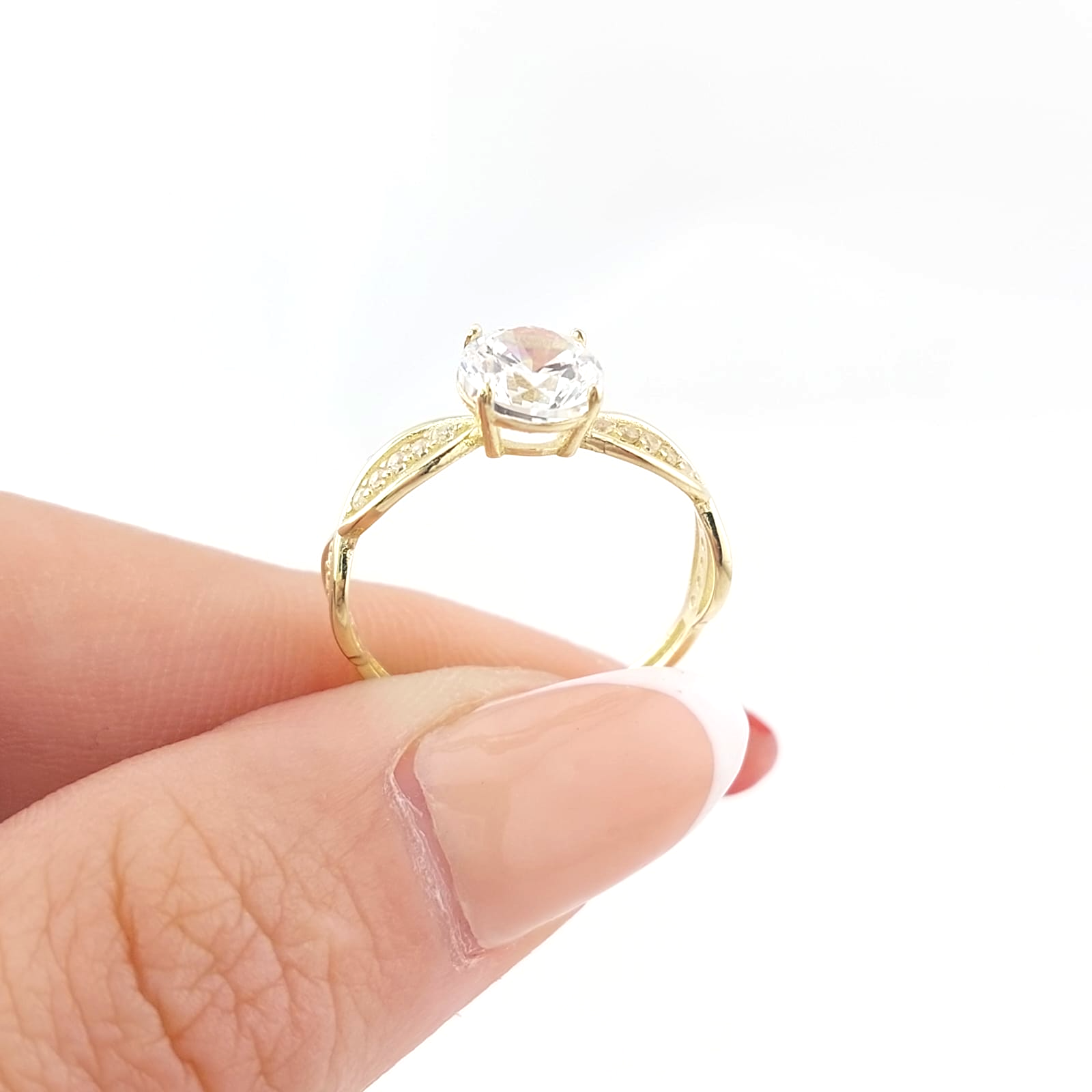 Anillo Compromiso Promesa Oro 10k 26607