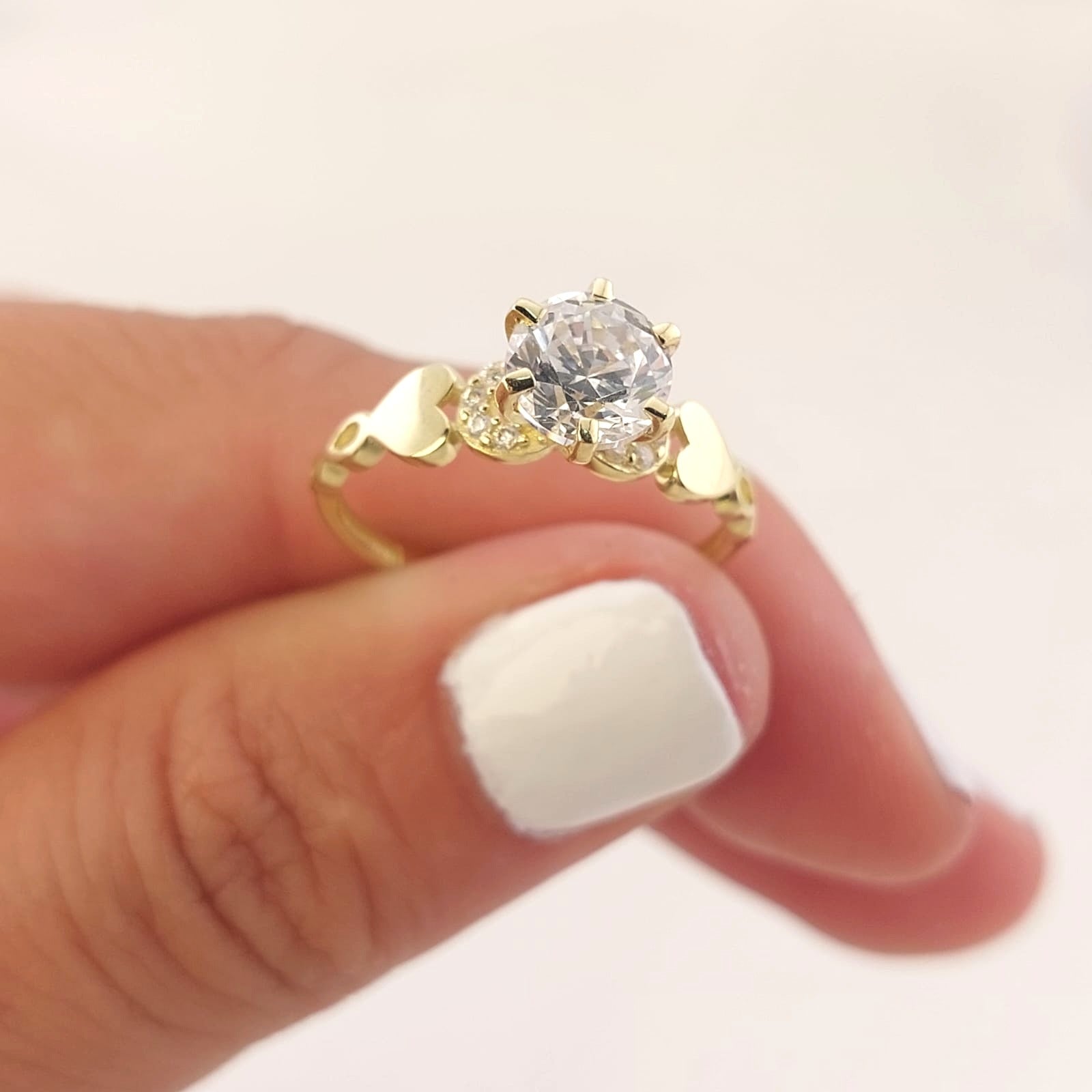 Anillo Compromiso Promesa Oro 10k 26614