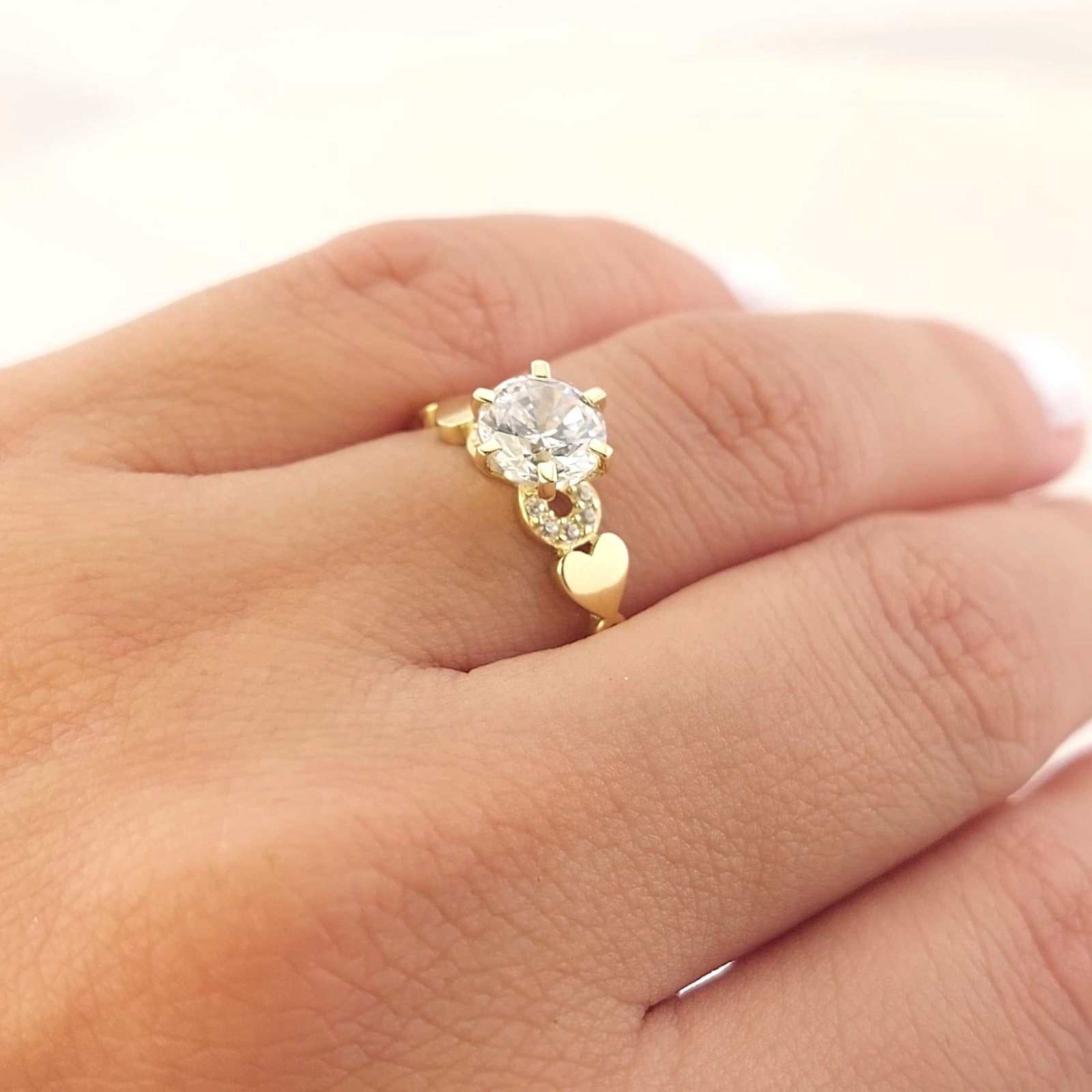 Anillo Compromiso Promesa Oro 10k 26614