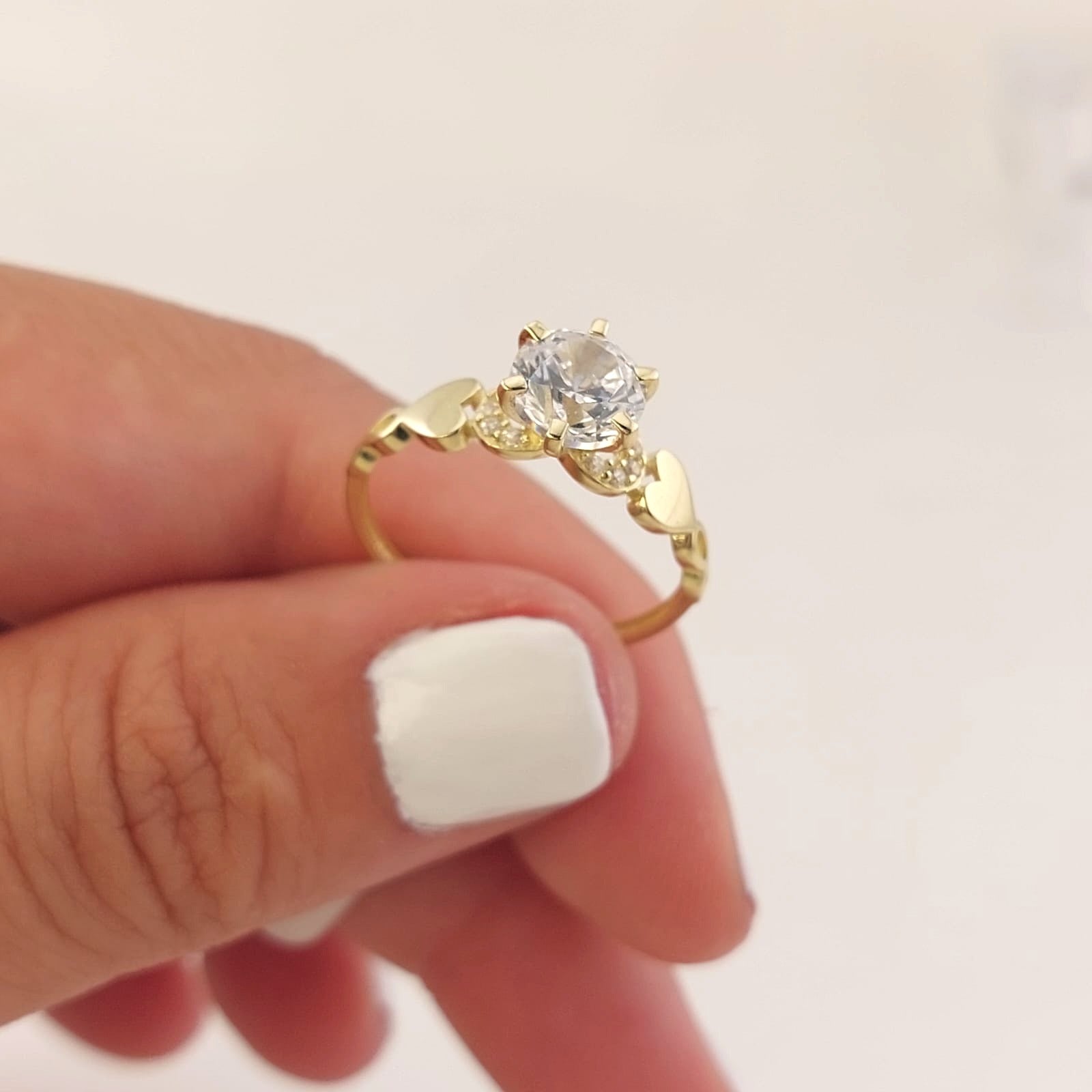 Anillo Compromiso Promesa Oro 10k 26614