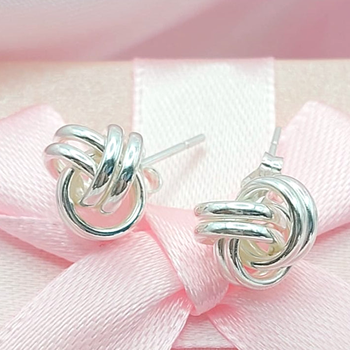 Aretes Nudo Plata 925 12mm 210000024166