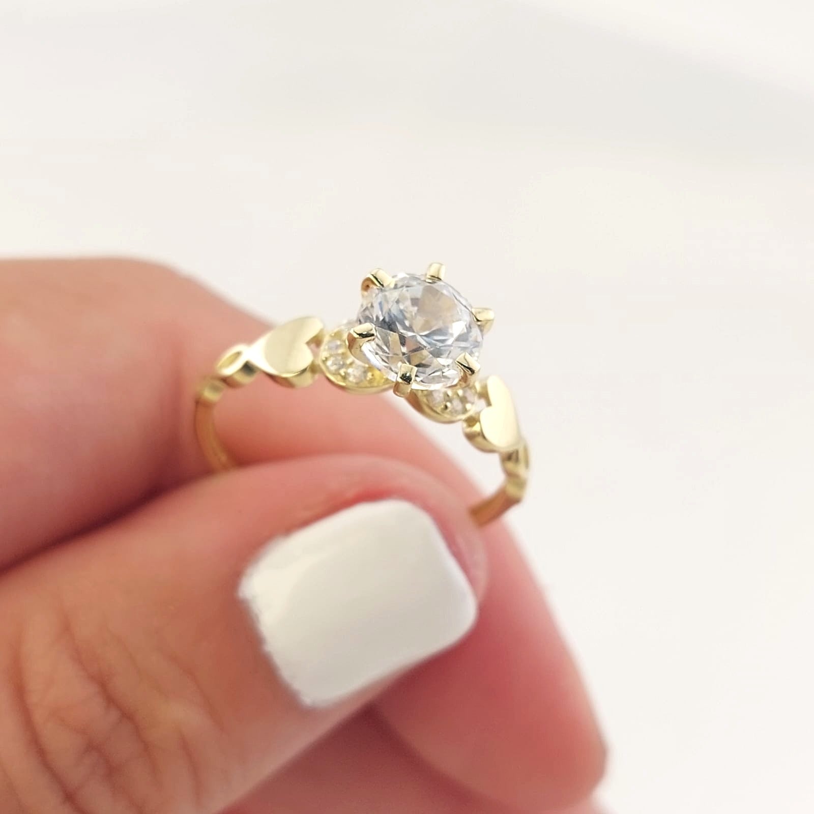 Anillo Compromiso Promesa Oro 10k 26614