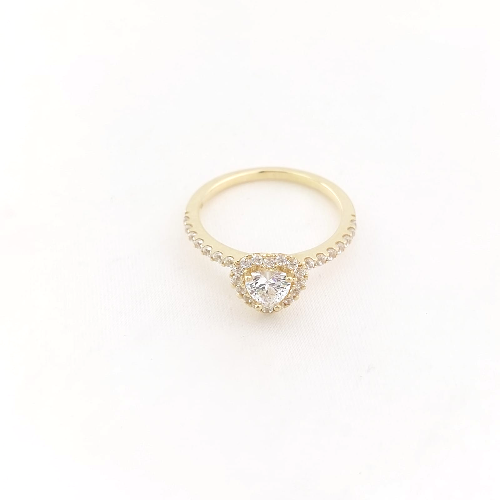 Anillo Compromiso Promesa CZ 8mm Oro 10k 26600