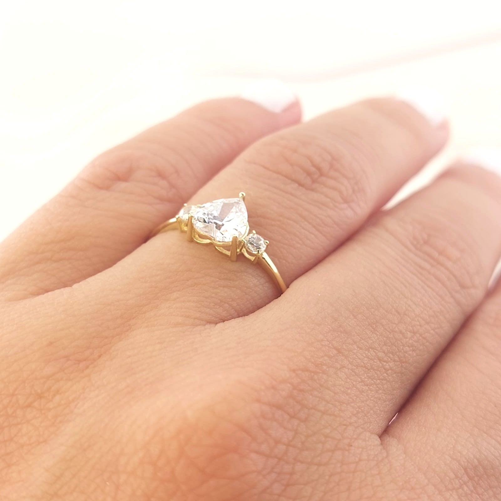 Anillo Compromiso Promesa Oro 10k 26615