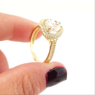 Anillo Promesa Oro 10k 2.9g 25749