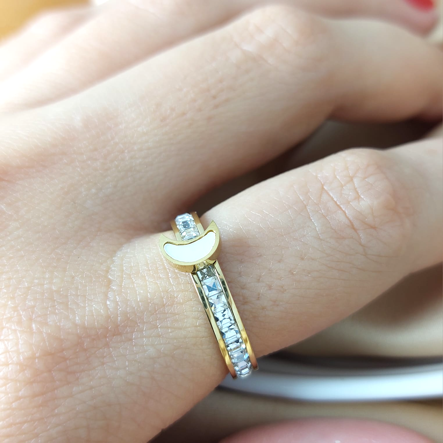 Anillo Dama Acero 24728x