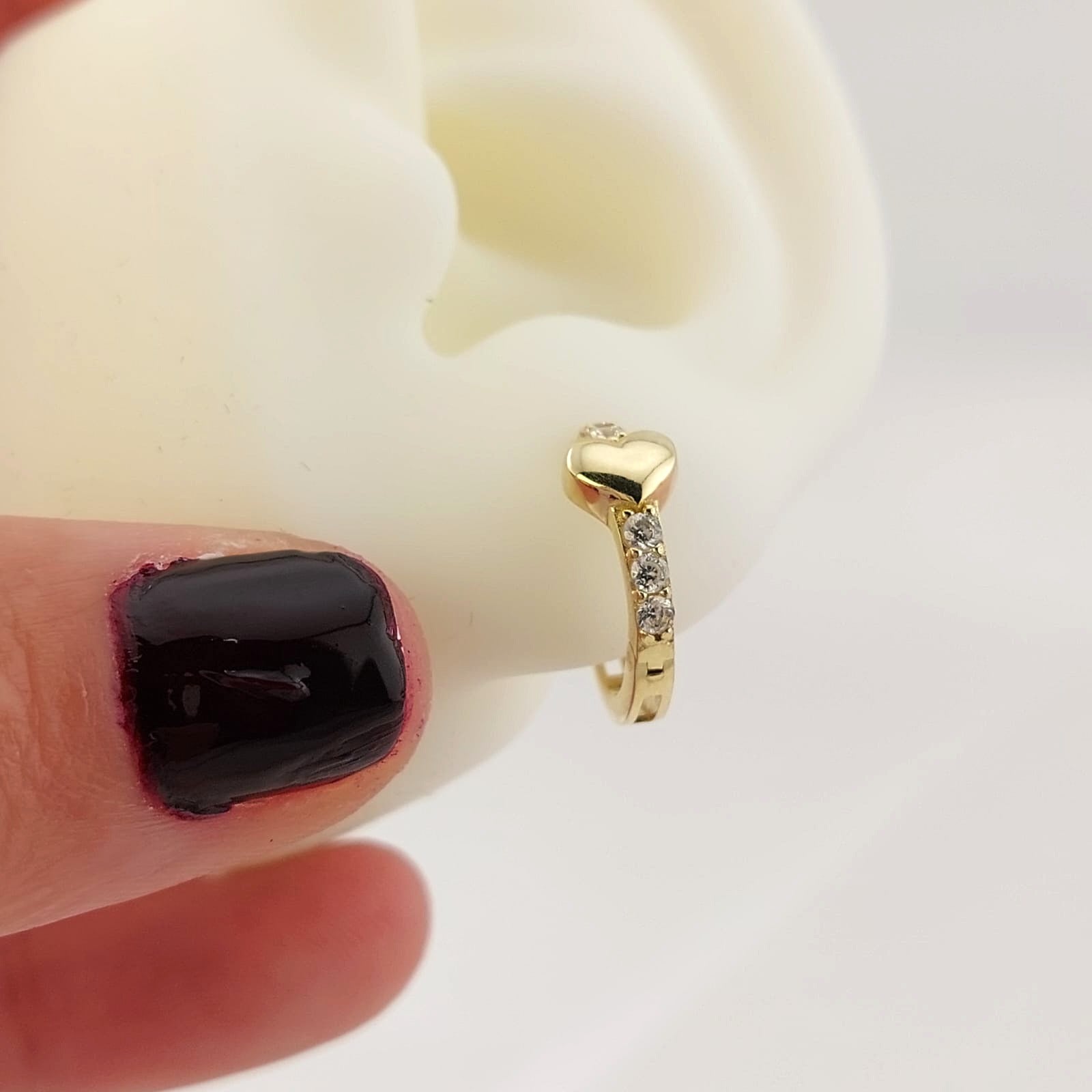 Huggies 12mm 1.5g Oro 10k Italia 25792