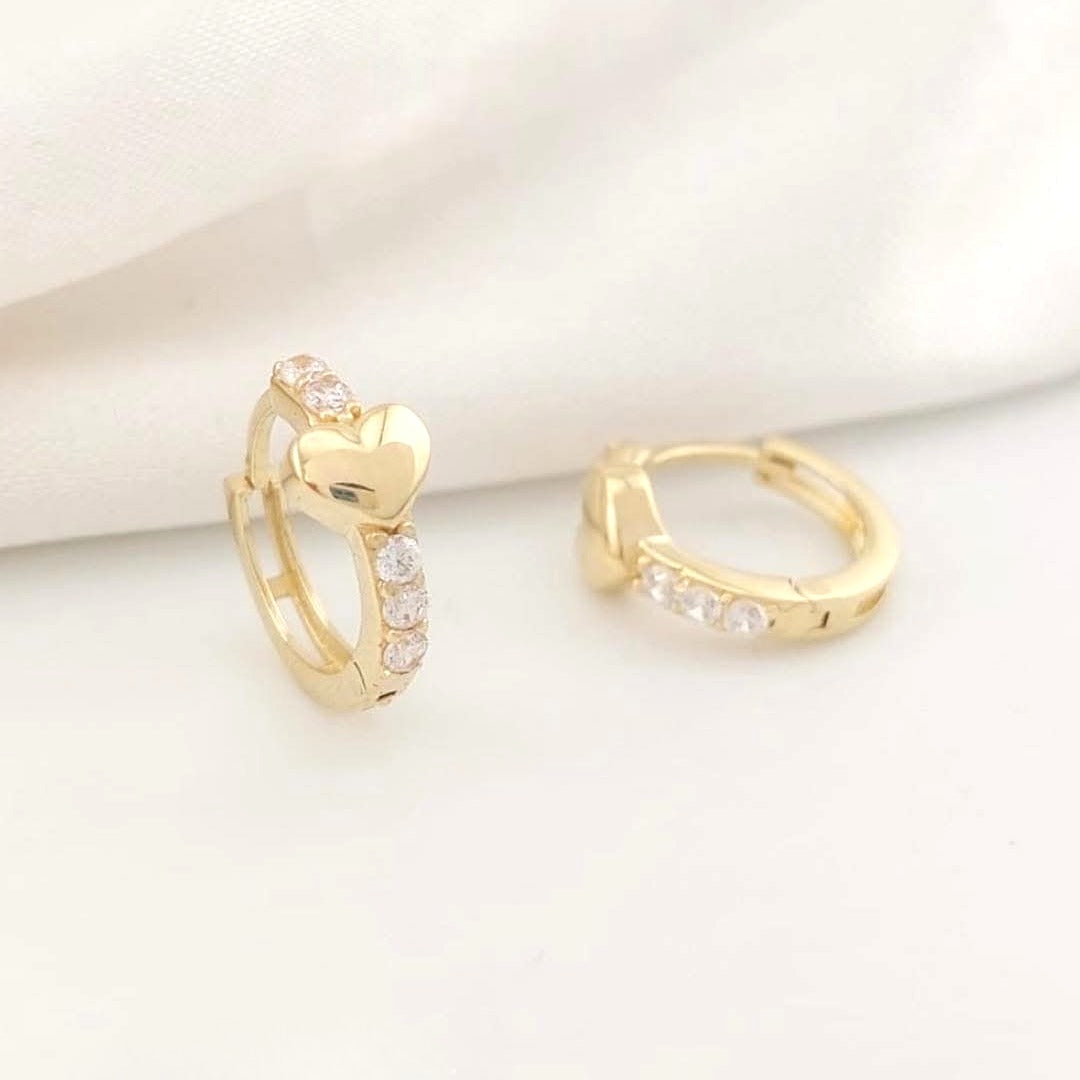 Huggies 12mm 1.5g Oro 10k Italia 25792