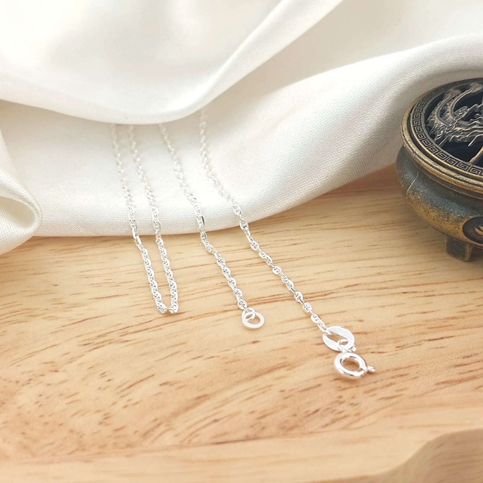 Cadena Gucci Dama 45CM/1mm Plata 925 26743