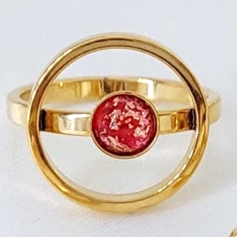 ANILLO DAMA ACERO 10696x