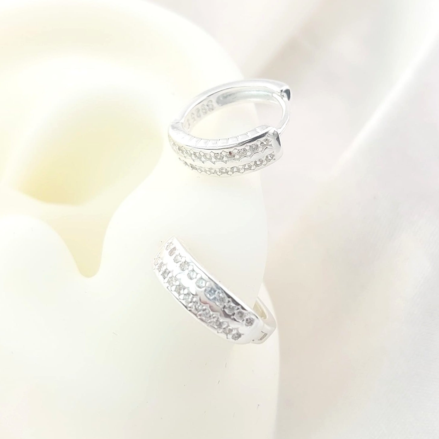 Huggies 13mm Plata 925 26898