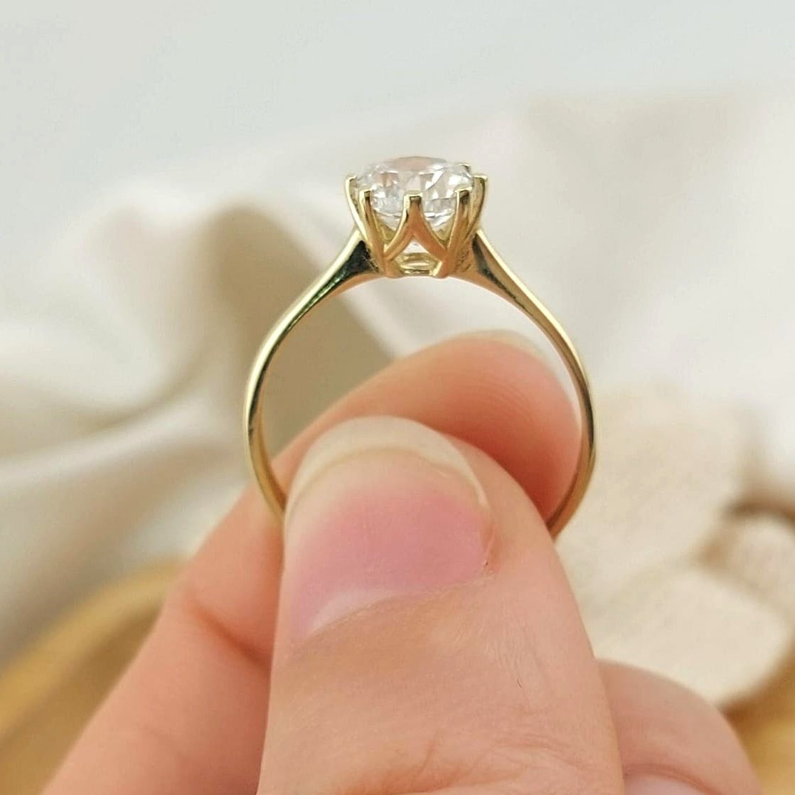 Anillo Compromiso Promesa Oro 10k 26397